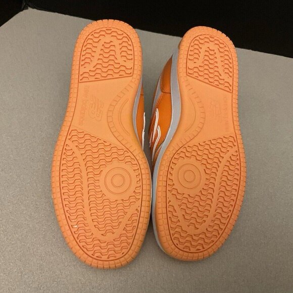 New! Womens New Balance 480 Leather Hot Mango/White Sneakers/Shoes. Size 8. - Picture 7 of 7